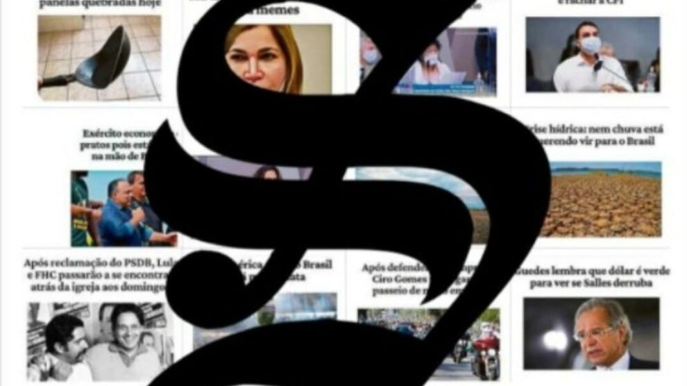 “O Globo” causa polêmica em meme da coluna “Jornal Sensacionalista” contra veículo “lulista”