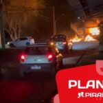 PM fecha entrada e saída de bairros após segundo ônibus ser incendiado em Piracicaba por morte de criminosos