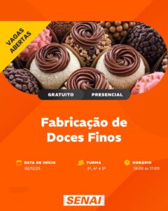 Fabric de doces finos Outubro 2025