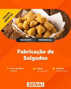 Fabricação de Salgados – Outubro 2025