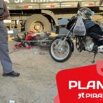 Motociclista morre em acidente envolvendo caminhão de cinco eixos em Rio das Pedras