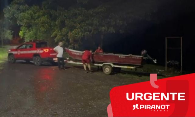 Idoso desaparece após cair no Rio Piracicaba durante pescaria