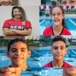 Sesi Piracicaba tem quatro atletas convocados para a Seleção Sesi-SP de Natação