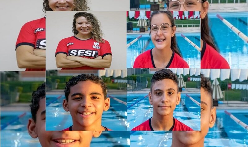 Sesi Piracicaba tem quatro atletas convocados para a Seleção Sesi-SP de Natação