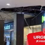 Parte do teto desaba no Shopping Piracicaba e assusta frequentadores; ninguém ficou ferido