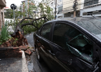 Chuva forte e ventos atingem Sul e Sudeste; alerta para alagamentos