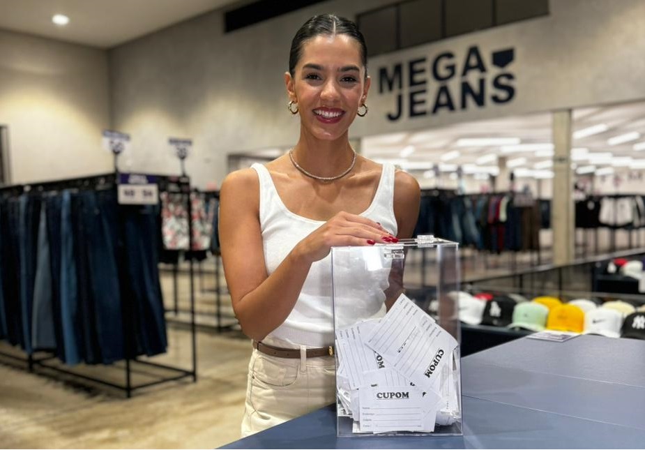 Mega Jeans sorteia R$ 1.000 no PIX para comemorar aniversário da loja em Piracicaba; veja como participar