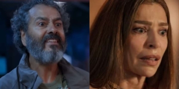 Joaquim (Marcos Palmeira) e Arminda (Grazi Massafera) de Três Graças (Reprodução/TV Globo) Fo...