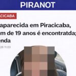 Jornal PIRANOT é alvo de fake news com uso de montagem com suposta notícia de desaparecimento de jovem