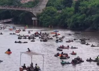 Pessoas relatam febre, náusea e diarreia após passeio de boia em Piracicaba