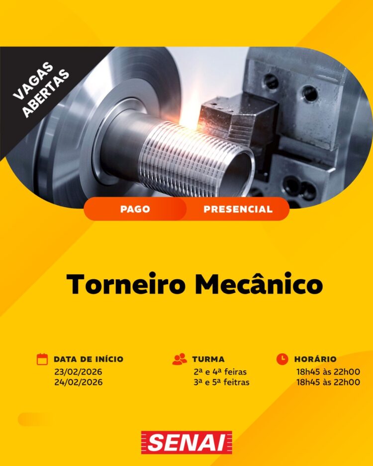 SENAI Piracicaba-Centro está com matrículas abertas para cursos livres em Piracicaba