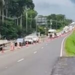Obras da Concessionária Eixo na SP-304 alteram o trânsito na região do bairro Santa Teresinha