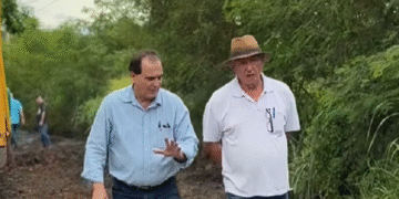 Zanatta acompanha obra de drenagem e anuncia pacote de mais de R$ 10 milhões em investimentos