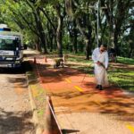 Ciclovia da avenida Cruzeiro do Sul começa a ser reformada em Piracicaba