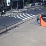 Carro da PM e outro veículo colidem durante perseguição policial em avenida de Piracicaba