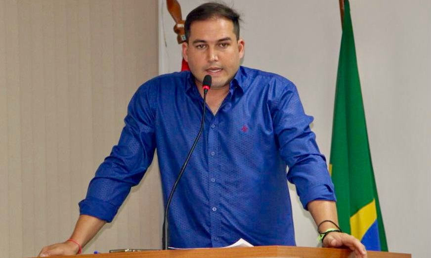 Romero Rocca em evento público em Charqueada