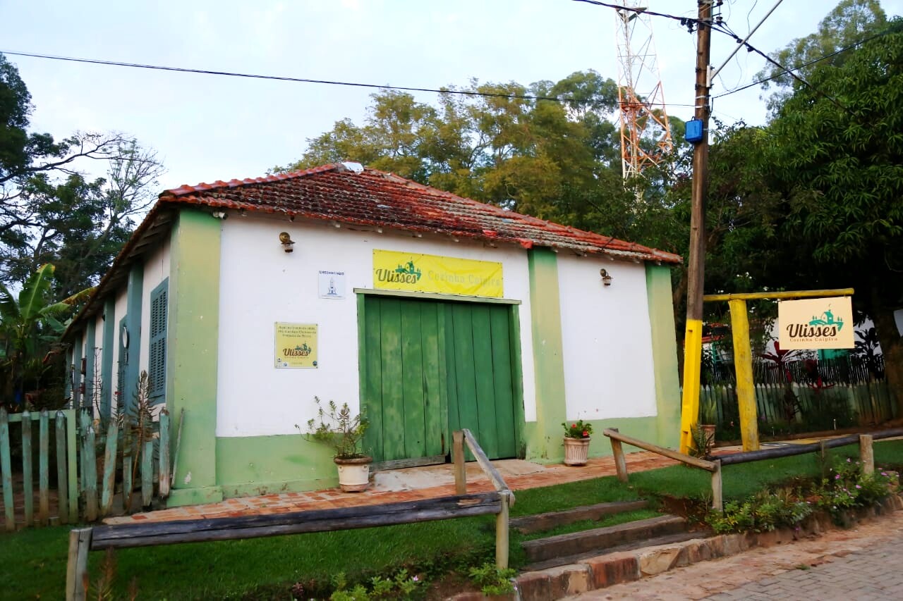 Antigo cinema de Itaqueri da Serra, onde hoje funciona o Restaurante Ulysses