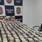 Polícia Civil apreende mais de 1,4 mil maços de cigarros irregulares durante operação em Piracicaba