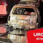 Incêndio em loja atinge carro e motocicletas em Piracicaba; bombeiros estão no local