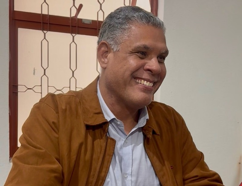Paulo Campos, pré-candidato a deputado federal, durante entrevista ao PIRANOT