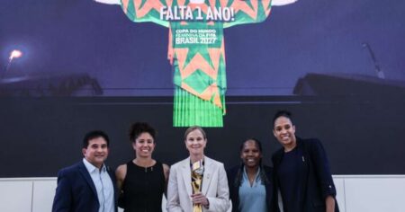 Governo projeta entre R$ 500 mi e R$ 1 bi para a Copa Feminina 2027 no Brasil