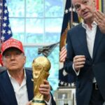 Trump vai entregar a taça na final da Copa do Mundo, confirma Infantino