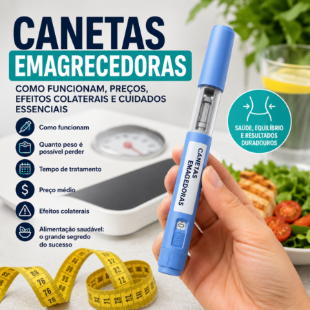 Canetas emagrecedoras põem perda muscular no centro do emagrecimento rápido
