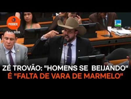 Zé Trovão mira beijo entre homens em debate na CCJ