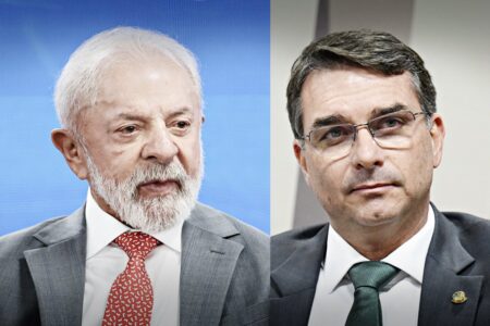 Flávio Bolsonaro leva notícia-crime contra Lula ao STF