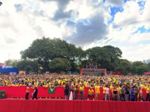 Arena Brasileira leva 15 mil ao Ibirapuera e transforma jogo da seleção em vitrine de marcas