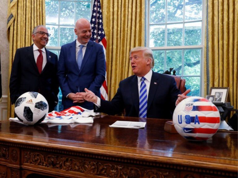 Trump liga para seleção dos EUA antes da estreia na Copa 2026 e fica fora do estádio