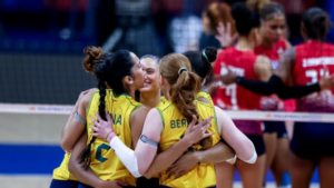 Brasil vira sobre Dominicana e emplaca 2ª vitória na VNL