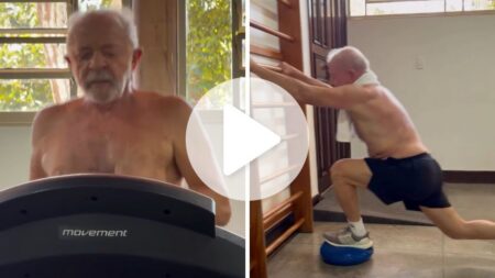 Janja publica vídeos de Lula treinando na Granja do Torto