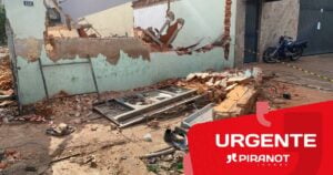 Trabalhador fica em estado grave após viga cair sobre sua cabeça durante demolição em Piracicaba