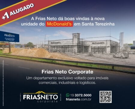 Frias Neto dá as boas-vindas ao McDonald’s em Santa Terezinha