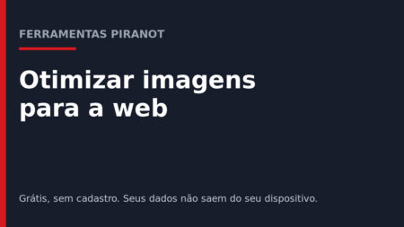 Como otimizar imagens para a web de graça e sem perder qualidade