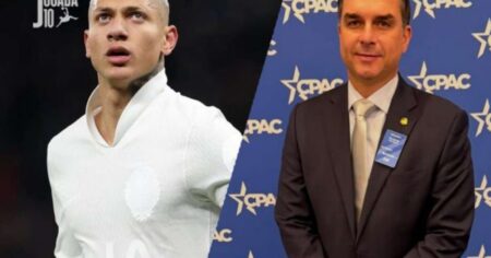 Richarlison cita Flávio Bolsonaro em briga por mansão de R$ 10 milhões