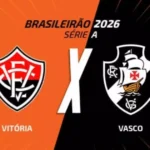Vitória x Vasco pelo Brasileirão começa às 19h30; veja onde assistir