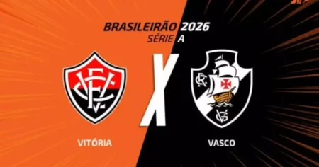 Vitória x Vasco pelo Brasileirão começa às 19h30; veja onde assistir