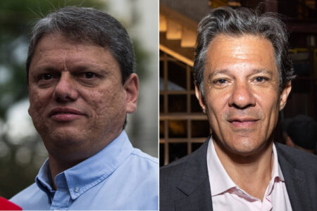 Datafolha mostra Tarcísio com 46% contra 30% de Haddad em São Paulo