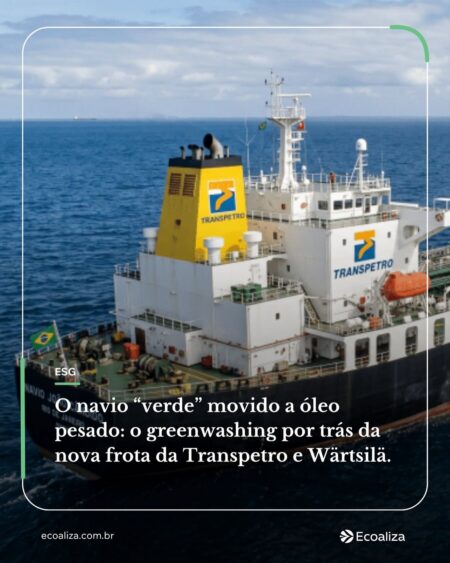 Petrobras abastece navio da Transpetro com B30 e prevê 22% menos emissões
