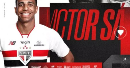 Victor Sá chega ao São Paulo com contrato até 2029 para reforçar ataque