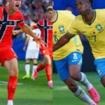 Possível Brasil x Noruega ganha clima de duelo entre Haaland e Vini Jr na Copa