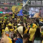 Criança é flagrada saindo de mala em estádio na Copa; ingresso custa R$ 30 mil