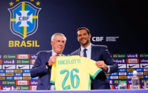 CBF mantém Ancelotti e abre renovação da seleção para a Copa de 2030