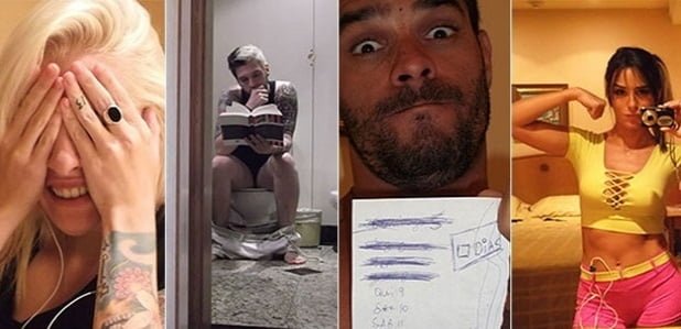 Participantes do BBB fazem “selfies” em quarto de Hotel