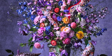 Use looks florais no Inverno.