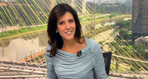 Problemas técnicos deixa apresentadora da Globo em saia justa