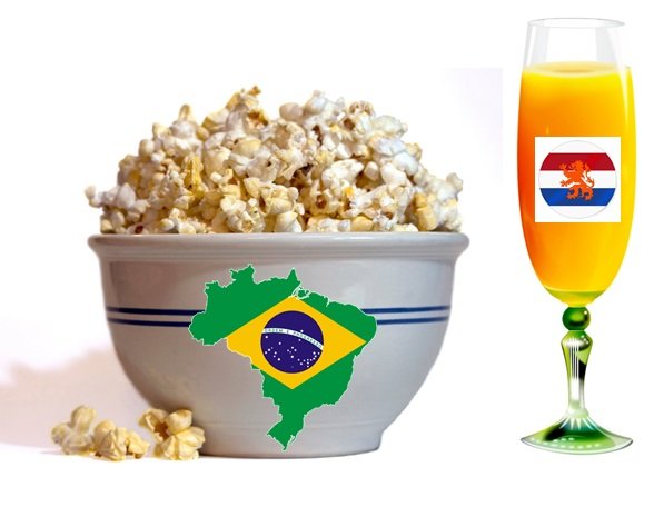 A Casa de Orange fez suco do Brasil