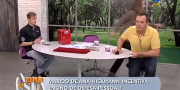 Ao vivo na TV, Sônia Abrão se assusta e sai correndo do estúdio